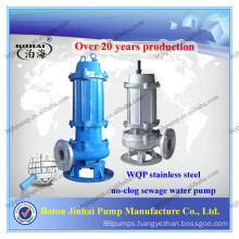 WQP series Stainless Steel Submersible Sewage Pump/SS MATERIAL PUMP